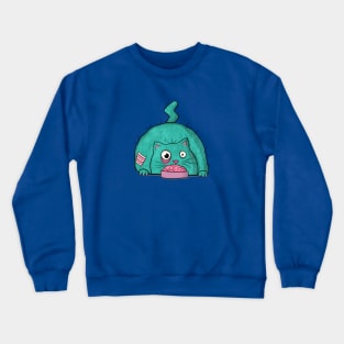 Zombie Cat Crewneck Sweatshirt